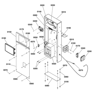 Circuit Protection Group Diagram and Parts List for 080081-01  Briggs and Stratton Generator